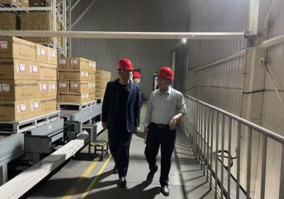 區(qū)管委會(huì)主任蔣福森赴我公司調(diào)研安全生產(chǎn)工作